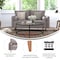Flash Furniture Slate Gray Faux Linen Upholstered Tufted Loveseat IS-PL100-GY-GG - alternate 6